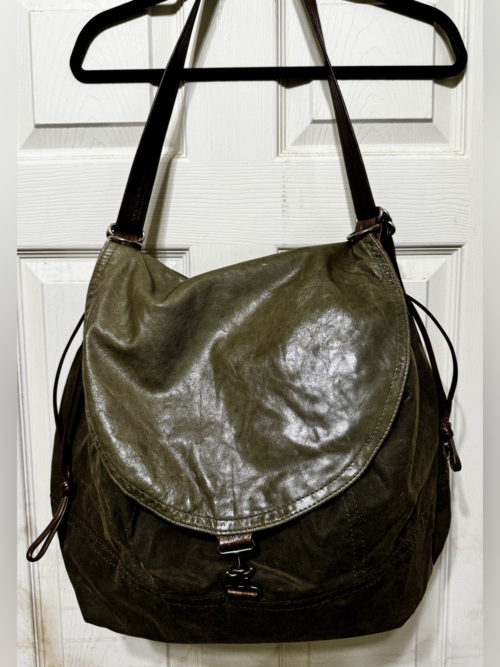Rough & Tumble XL Green Canvas Multi-Pocket 1904